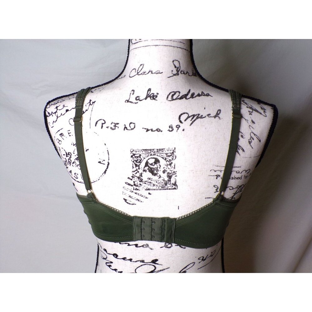 🆕NATORI Revive Full Fit Unpadded Mesh Underwire Bra 34B Green #734304 - Picture 7 of 8